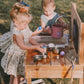Handcrafted Cedar Mud Kitchen & Water Table: Outdoor Sensory Play