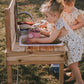 Handcrafted Cedar Mud Kitchen & Water Table: Outdoor Sensory Play