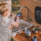 Handcrafted Cedar Mud Kitchen & Water Table: Outdoor Sensory Play