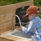 Handcrafted Cedar Mud Kitchen & Water Table: Outdoor Sensory Play