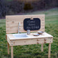 Handcrafted Cedar Mud Kitchen & Water Table: Outdoor Sensory Play