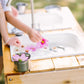 Outdoor Sensory Table and Water Table Combo with Faucet- Made In USA