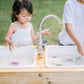 Outdoor Sensory Table and Water Table Combo with Faucet- Made In USA
