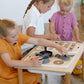 Wooden Sensory Table Insert: Pretend Play Kitchen with 3D printed Utensils (Trofast Bin)