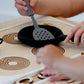 Wooden Sensory Table Insert: Pretend Play Kitchen with 3D printed Utensils (Trofast Bin)
