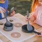 Wooden Sensory Table Insert: Pretend Play Kitchen with 3D printed Utensils (Trofast Bin)