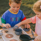 Outdoor Sensory Table and Water Table Combo with Faucet- Made In USA