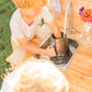 Cedar Mud Kitchen with Stainless Steel Sink | Outdoor Kids Play, Montessori Toy