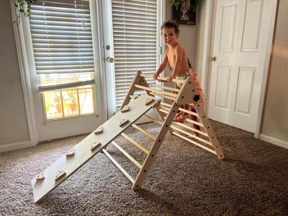 Large Pikler Triangle with Ramp/Slide