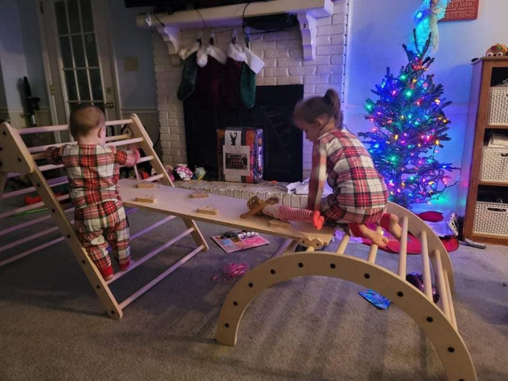 Large Pikler Set (Triangle, Arch and Ramp)