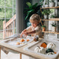 Handcrafted Sensory Table with Bins: USA Made