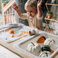 Handcrafted Sensory Table with Bins: USA Made