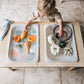Handcrafted Sensory Table with Bins: USA Made
